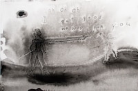 David Lynch Artist Paintings at Pace Gallery Berlin